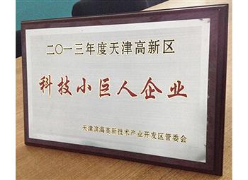科技小巨人企業(yè)證書2